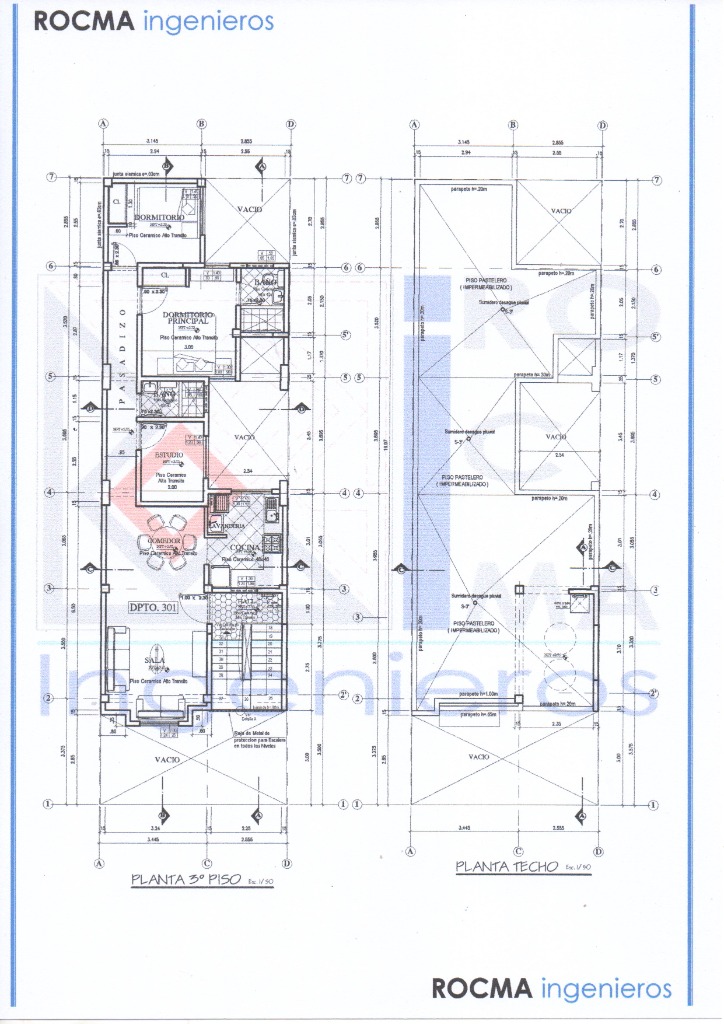 Plano 3er Piso Color