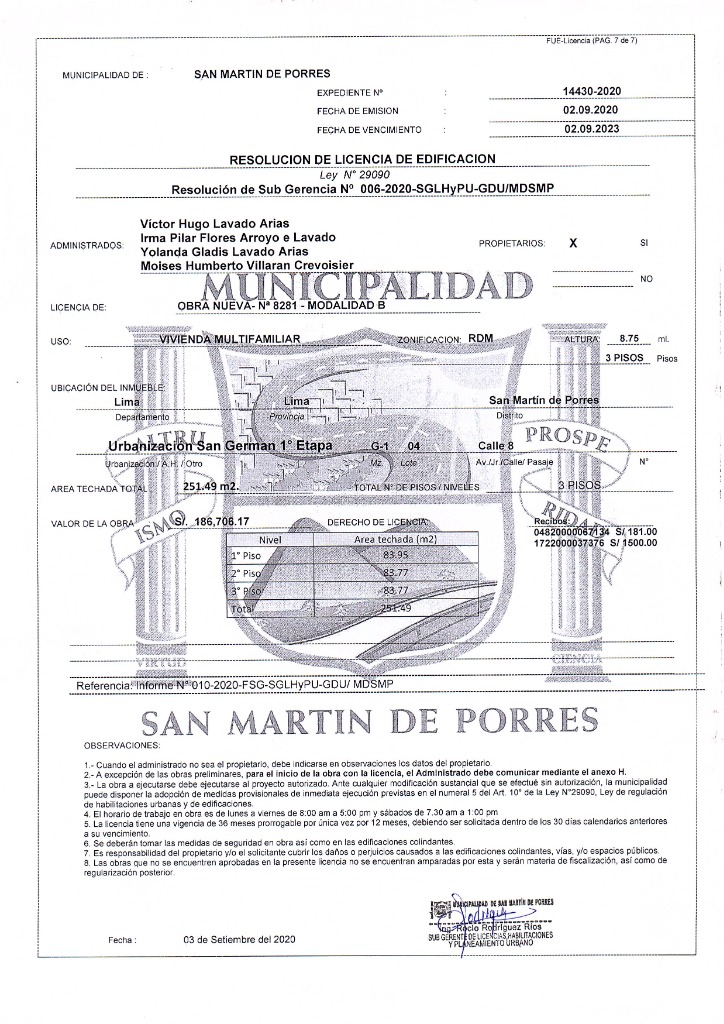 Resolución Municipal